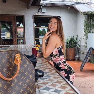 Fashion Nova floral midi dress